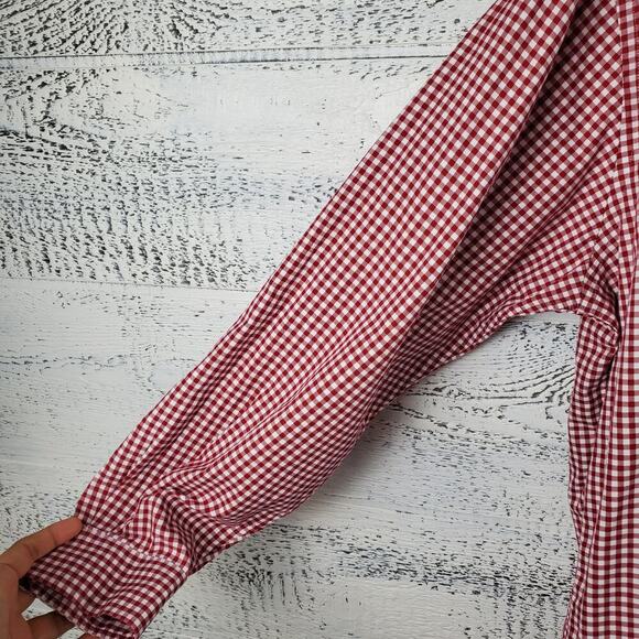 Vineyard Vines Red Plaid Classic Fit Tucker Shirt XL Long Sleeve Button Down - Picture 3 of 6